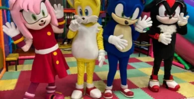 show de sonic para fiestas